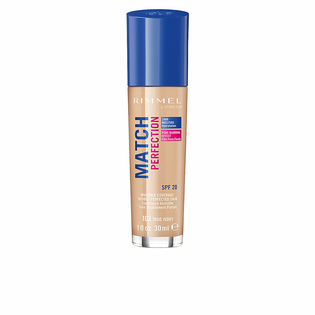 Flydende makeup foundation Match Perfection Rimmel London (30 ml)